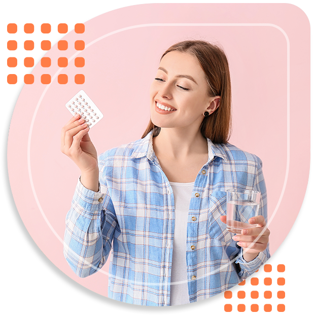 Hormonal-Woman-with-Pills