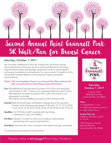 What’s Happening this Fall at Gynecology Associates of Gwinnett? 1 PGP Flyer